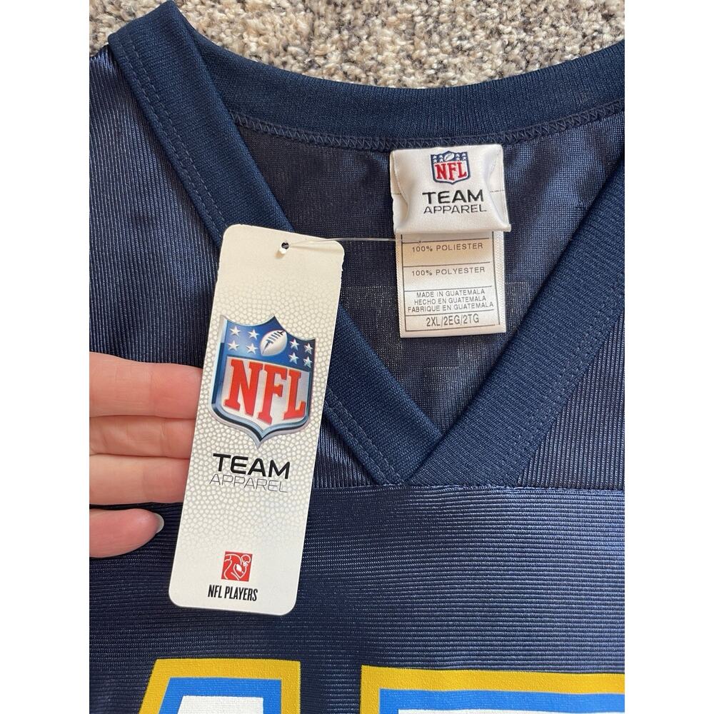NFL San Diego Chargers Philip Rivers #17 Jersey NWT Men’s 2XL - Picture 2 of 5
